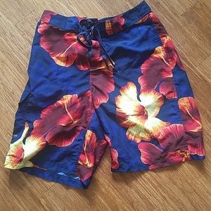 Sideout mens Hawaiian tropical board shorts 32